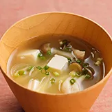 汁ひかえめ味噌汁