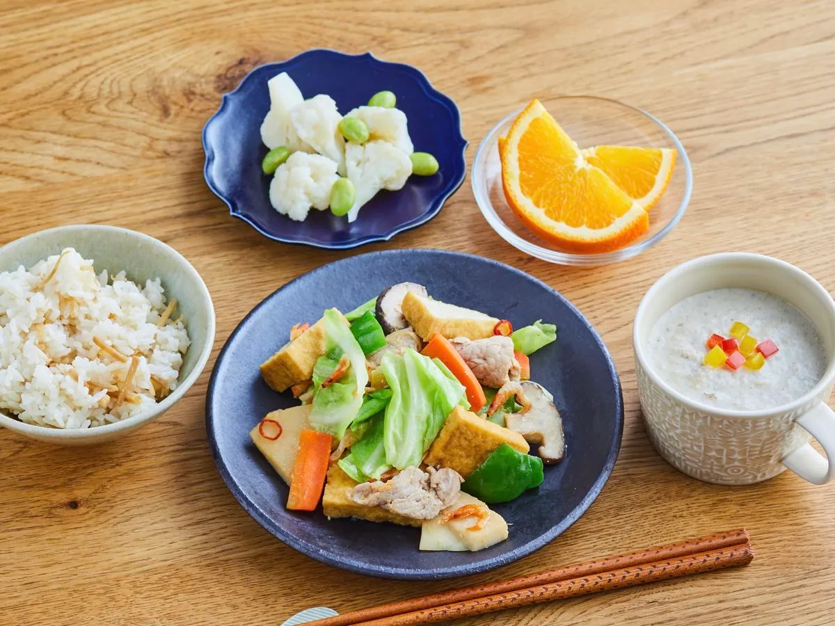 思わずほっこり　大満足600kcalメニュー