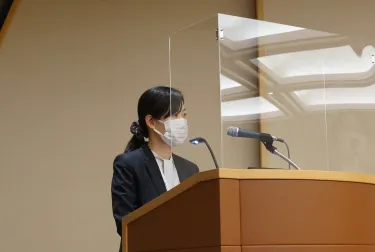 受賞レシピ発表の様子