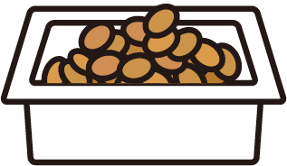 納豆のイラスト