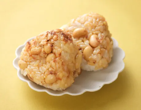 おかか大豆おにぎり