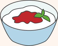 ヨーグルトのイラスト